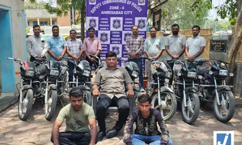 अंतरराज्यीय मोटरसाइकिल चोरी गिरोह का भंडाफोड़, तीन गिरफ्तार