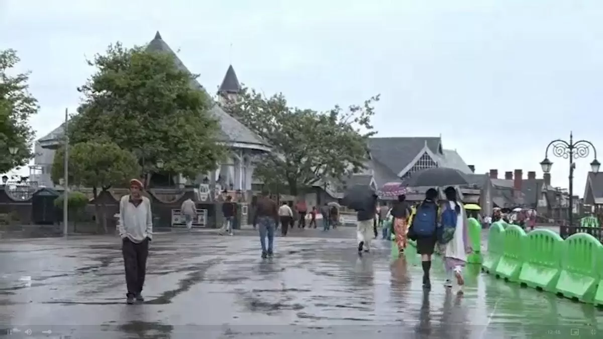 Shimla: 1 और 2 जुलाई को प्रदेश में भारी बारिश की संभावना Shimla: 1 और 2 जुलाई को प्रदेश में भारी बारिश की संभावना