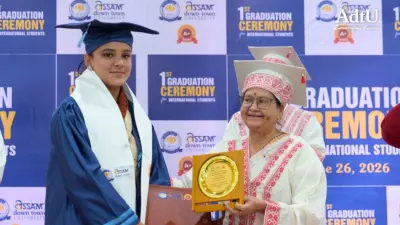 AdtU ने अंतर्राष्ट्रीय छात्रों के लिए आयोजित किया पहला स्नातक समारोह
