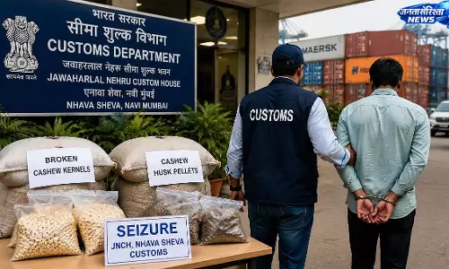 Customs विभाग की बड़ी कार्रवाई, 3.52 करोड़ के काजू आयात घोटाले में क्लियरिंग एजेंट गिरफ्तार