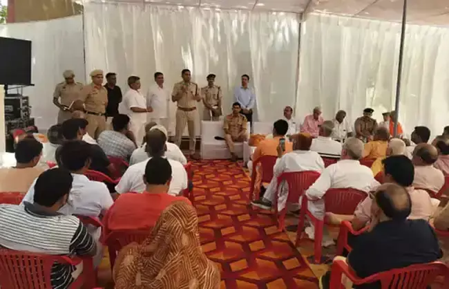 Narnail: नारनौल में सुरक्षा व्यवस्था को लेकर पुलिस की विशेष पहल