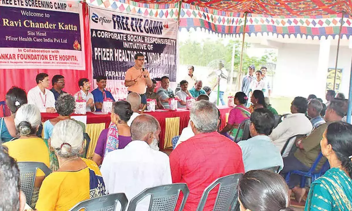 Andhra: 391 व्यक्तियों की आंखों की जांच हुई