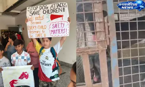 Sector -70 मलबरी काउंटी सोसायटी में आवारा कुत्तों के हमलों से नाराज लोग सड़क पर उतरे