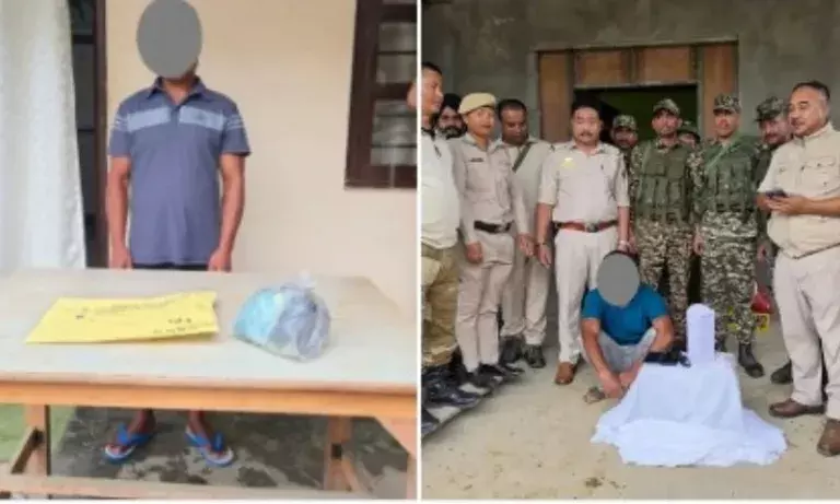 Manipur: थौबल में ड्रग्स के खिलाफ कार्रवाई हेरोइन के साथ दो लोग गिरफ्तार