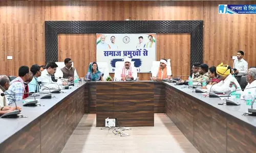 नक्सल मुक्त बस्तर के नव निर्माण में समाज निभाए अग्रणी भूमिका : उप मुख्यमंत्री विजय शर्मा