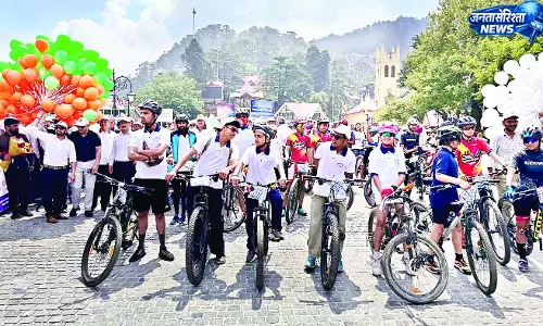 युवाओं ने दिया नशा मुक्त हिमाचल का संदेश