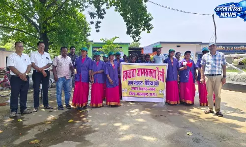ग्राम पंचायत बिछिया में ठोस अपशिष्ट प्रबंधन को मिल रहा बढ़ावा