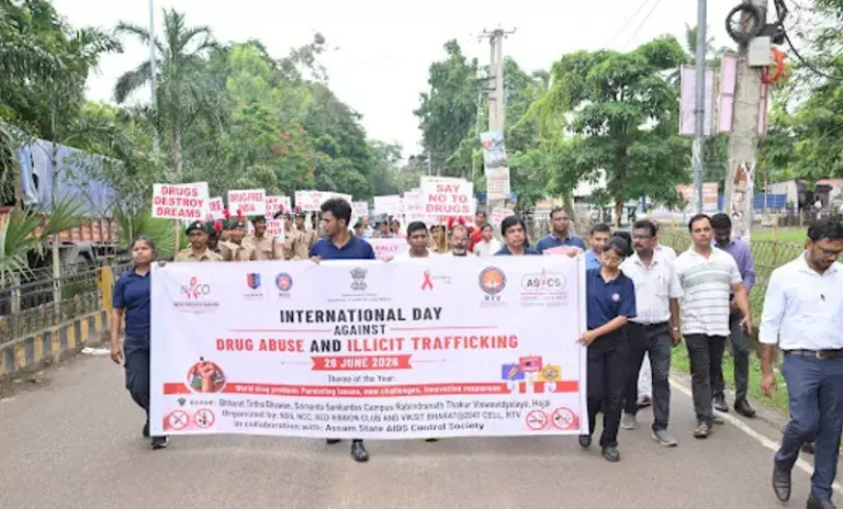 Assam में ड्रग्स का बढ़ता जाल, पर GMCH के मंच से गूंजी नशामुक्ति की नई उम्मीद