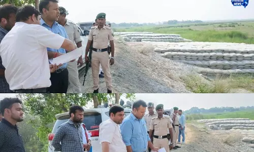 बाढ़ नियंत्रण को लेकर प्रशासनिक अधिकारी अलर्ट