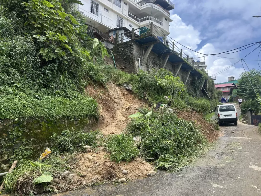 Nagaland: वोखा में भारी बारिश से लैंडस्लाइड हुआ