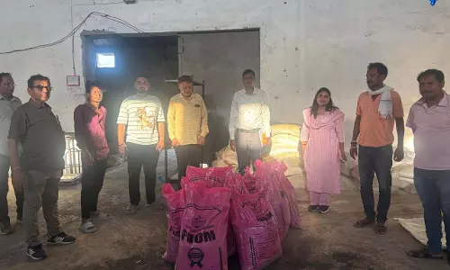 उड़ीसा प्रिंट वाली उर्वरक की 11 बोरी जब्त, कृषि विभाग की औचक कार्रवाई