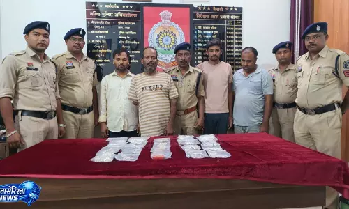 खम्हरिया में ज्वेलर्स चोरी का खुलासा, 4 आरोपी गिरफ्तार