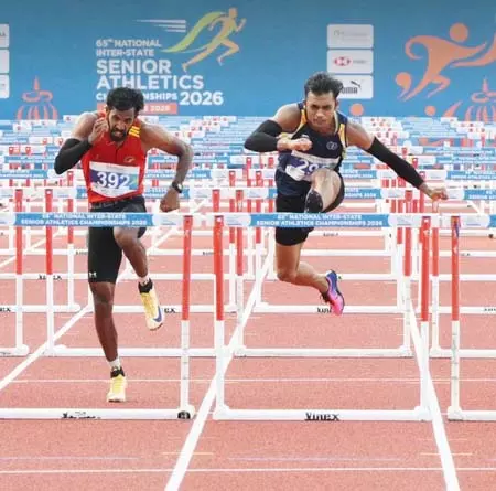 इंटर-स्टेट एथलेटिक्स: तीसरे दिन ट्रिपल जंपर्स का शानदार प्रदर्शन, यहां देखें नतीजे इंटर-स्टेट एथलेटिक्स: तीसरे दिन ट्रिपल जंपर्स का शानदार प्रदर्शन, यहां देखें नतीजे