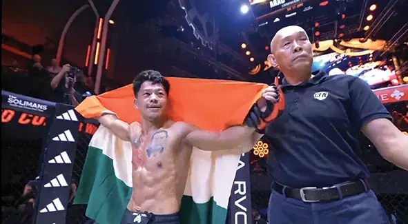 अरुणाचल की लाकी वेशी सांग्नो ने इंडोनेशिया में प्रो MMA जीतकर रचा इतिहास