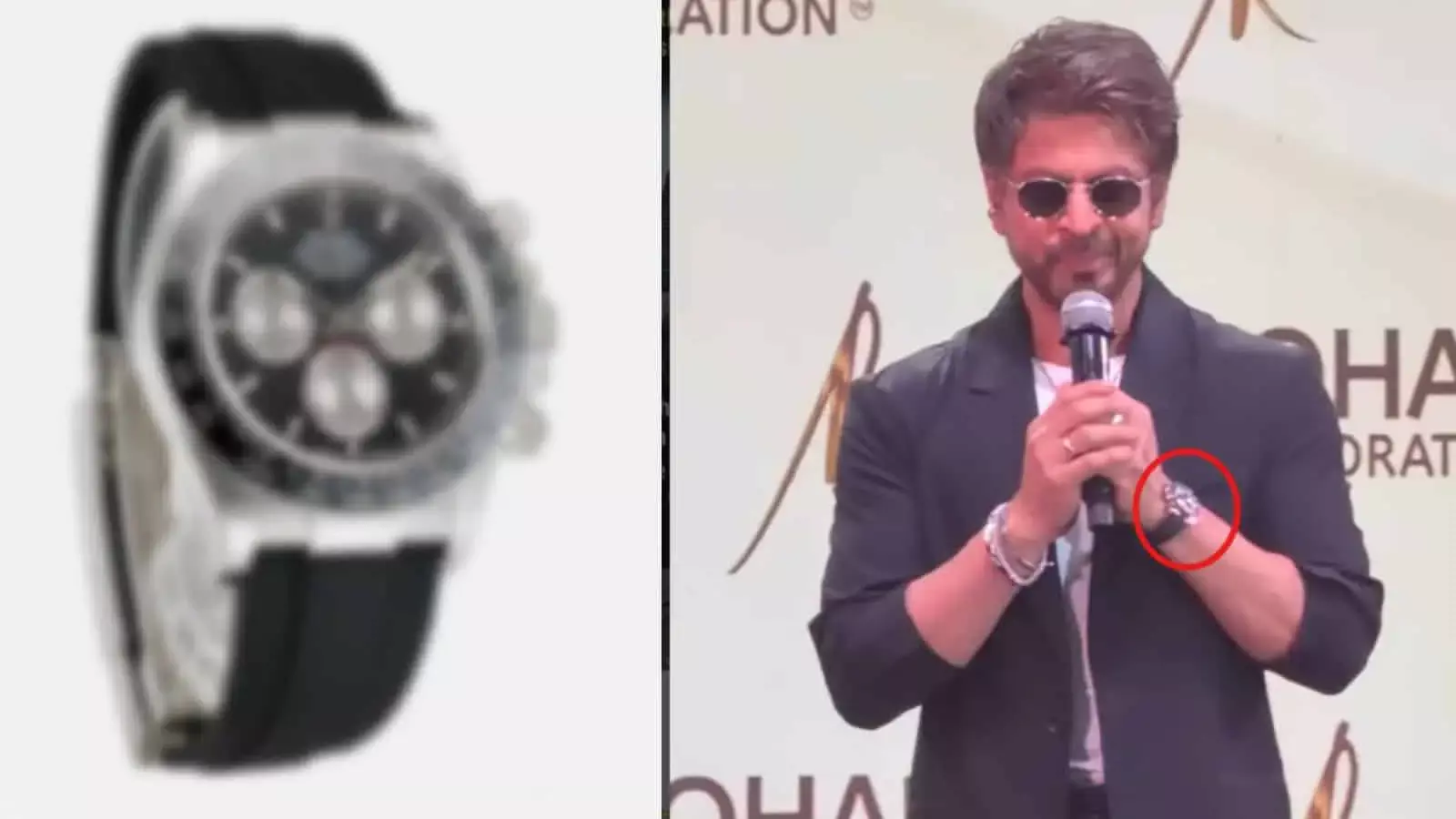 SRK का रॉयल लुक फिर छाया, प्रशंसकों की नजर से नहीं बची महंगी रोलेक्स