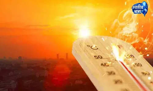 Delhi में भीषण गर्मी, तापमान 48.4°C