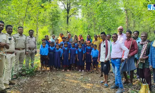 युवान कार्यक्रम के अंतर्गत विद्यार्थियों ने सीखा जल एवं मृदा संरक्षण का महत्व