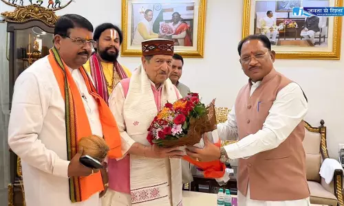 RSS नेता इंद्रेश कुमार ने की CM साय से मुलाकात