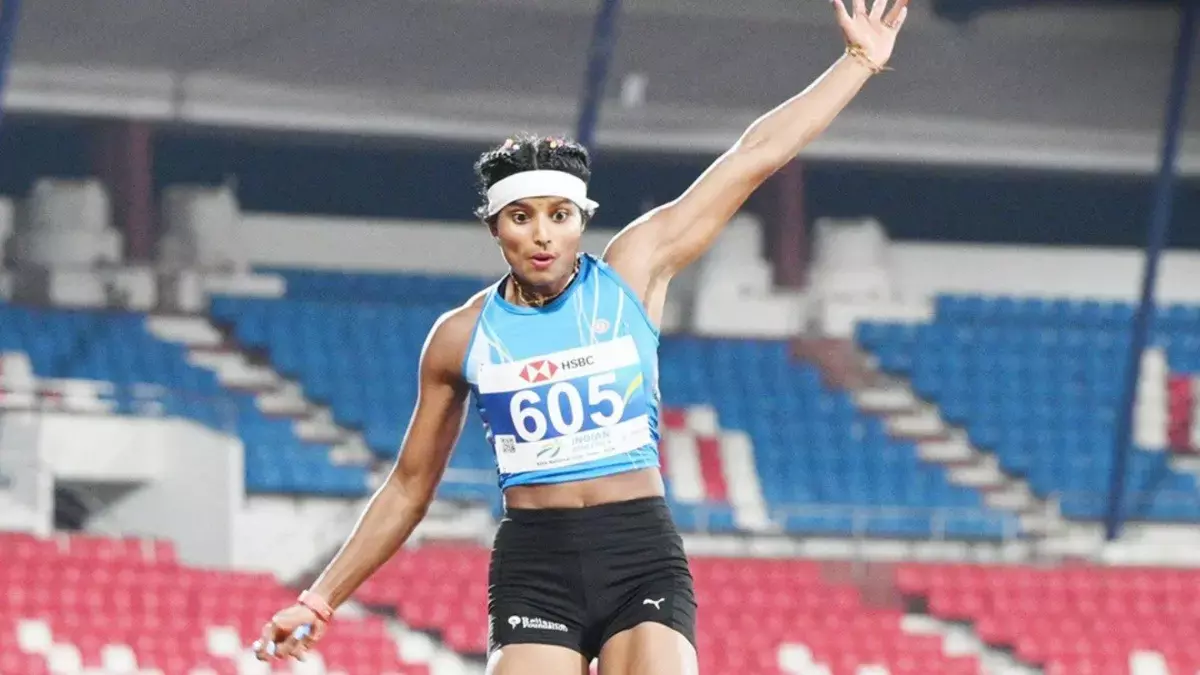 राष्ट्रीय रिकॉर्ड और गोल्ड मेडल के बाद एंसी सोजन का खास संदेश, पिता के नाम की उपलब्धि
