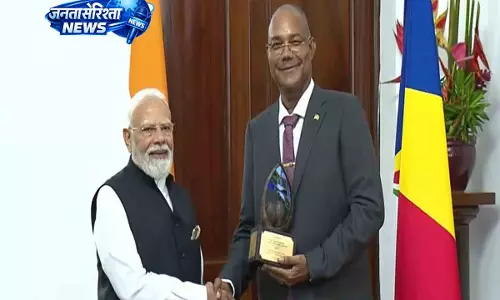 सेशेल्स ने PM मोदी को गार्डियन ऑफ द ब्लू होराइजन सम्मान दिया