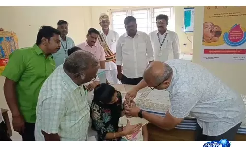 Ramanathapuram में पोलियो टीकाकरण अभियान, 86,000 से अधिक बच्चों को लक्ष्य