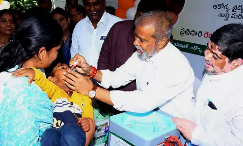 Telangana: पल्स पोलियो अभियान शुरू, स्वास्थ्य विभाग मुस्तैद