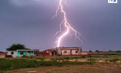 खेत में काम कर रहे परिवार पर गिरी बिजली, युवती की मौत, 6 घायल