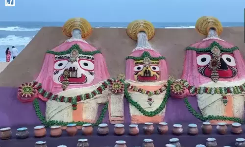 स्नान पूर्णिमा पर रेत में उभरी जगन्नाथ महिमा, सुदर्शन पटनायक की कला ने मोहा मन