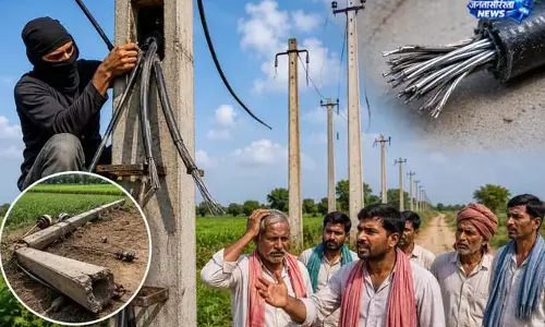 9 लाख से ज्यादा की बिजली चोरी, किसानों की परेशानी बढ़ी