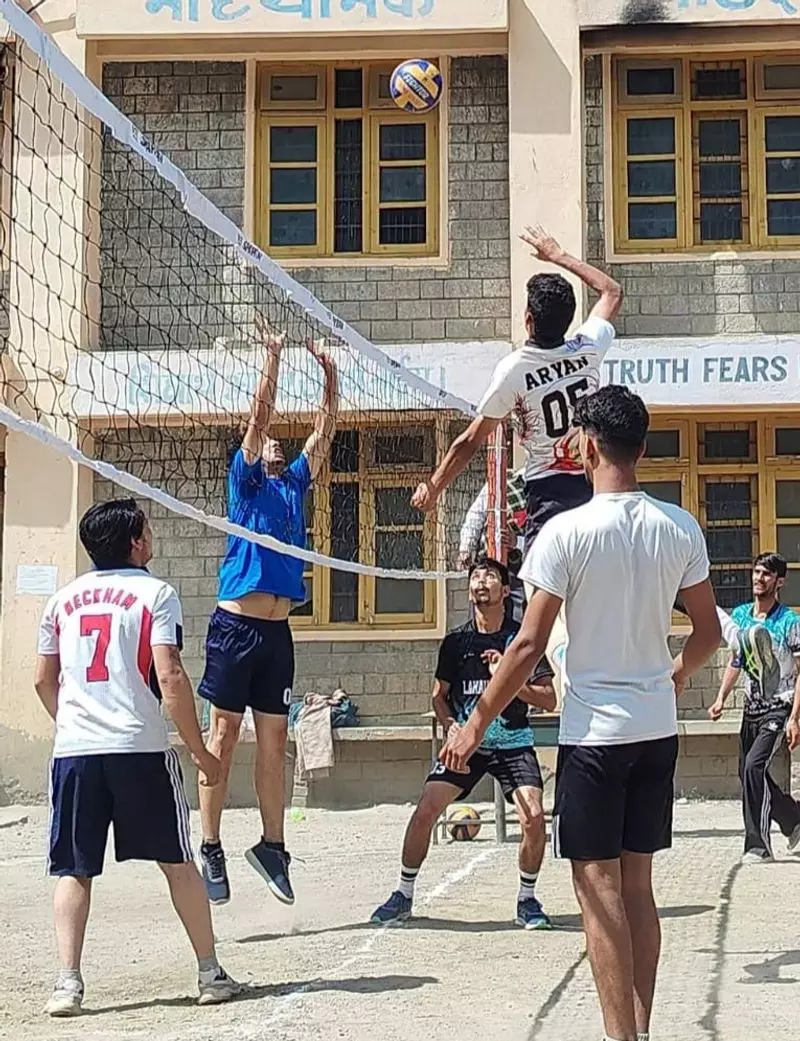 लाहौल-स्पीति में वॉलीबॉल चैंपियनशिप से युवाओं को नशामुक्त करने में मदद मिलेगी