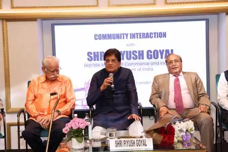 भारत-यूके सीईटीए से दोनों देशों के बीच व्यापार, निवेश और इनोवेशन में साझेदारी होगी मजबूत : पीयूष गोयल भारत-यूके सीईटीए से दोनों देशों के बीच व्यापार, निवेश और इनोवेशन में साझेदारी होगी मजबूत : पीयूष गोयल