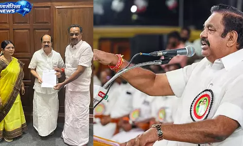 AIADMK को बड़ा झटका, करूर विधायक एम.आर. विजयभास्कर ने दिया इस्तीफा