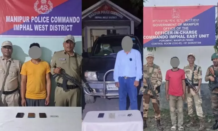 Manipur: घाटी में 36 घंटे की कार्रवाई में तीन उग्रवादी गिरफ्तार, हथियार बरामद