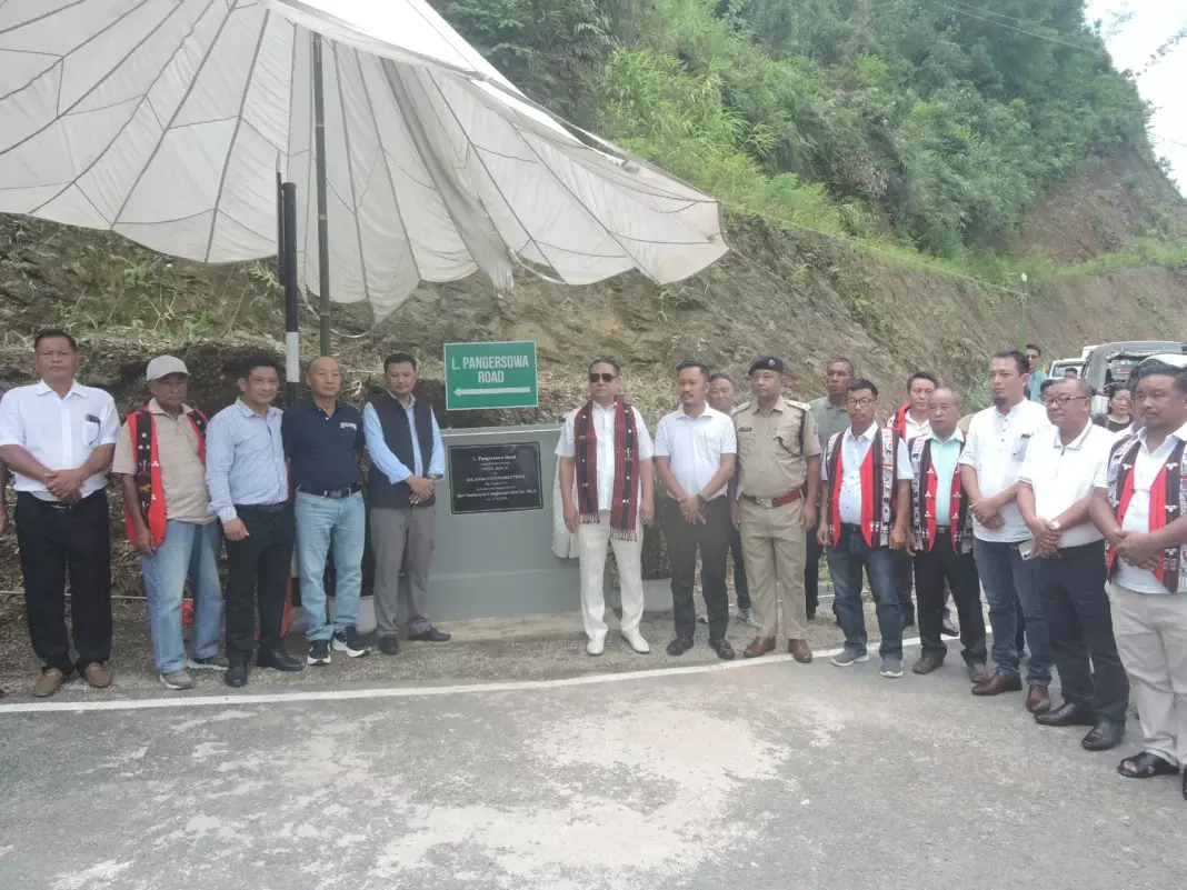 Nagaland: नुक्लुटोशी ने अखोया में नई बनी सड़कों का उद्घाटन किया