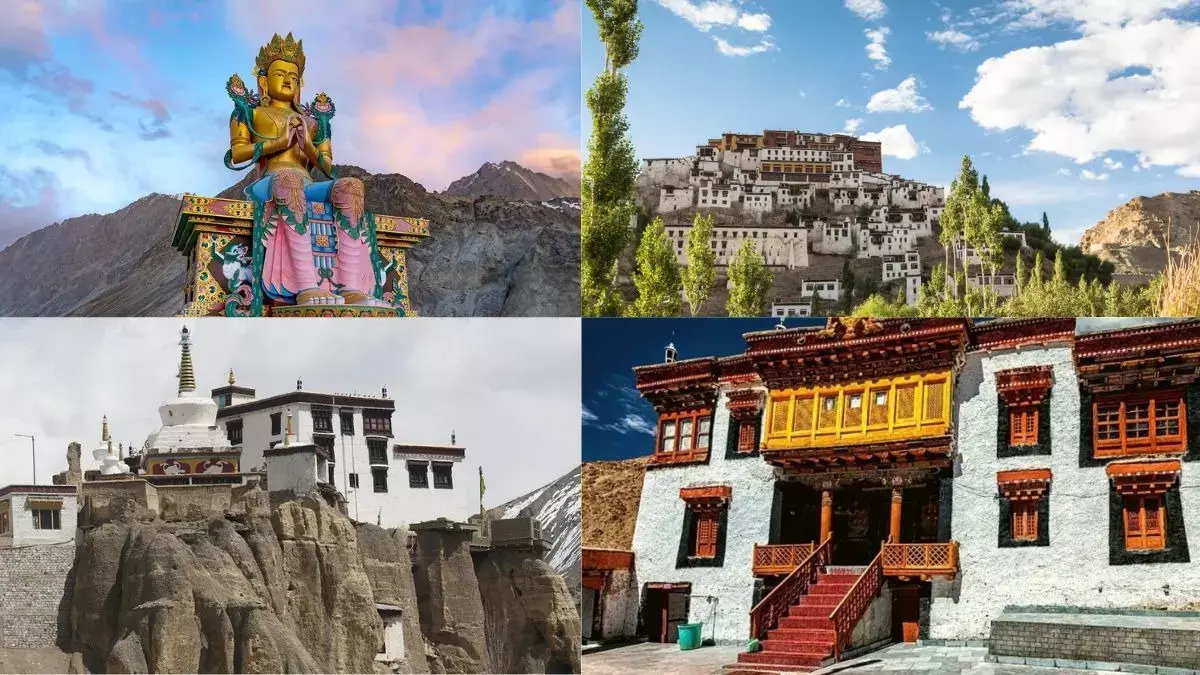 लेह-लद्दाख यात्रा में जरूर जाएं ये 7 मठ, जहां मिलेगा शांति और आध्यात्मिक अनुभव