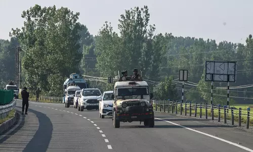 Jammu: जम्मू-श्रीनगर राष्ट्रीय राजमार्ग पर अमरनाथ यात्रा काफिले की मॉक एक्सरसाइज