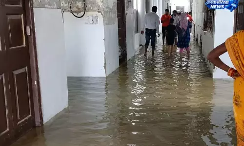 दरभंगा DMCH की पुरानी OPD में भरा पानी, मरीज बेहाल