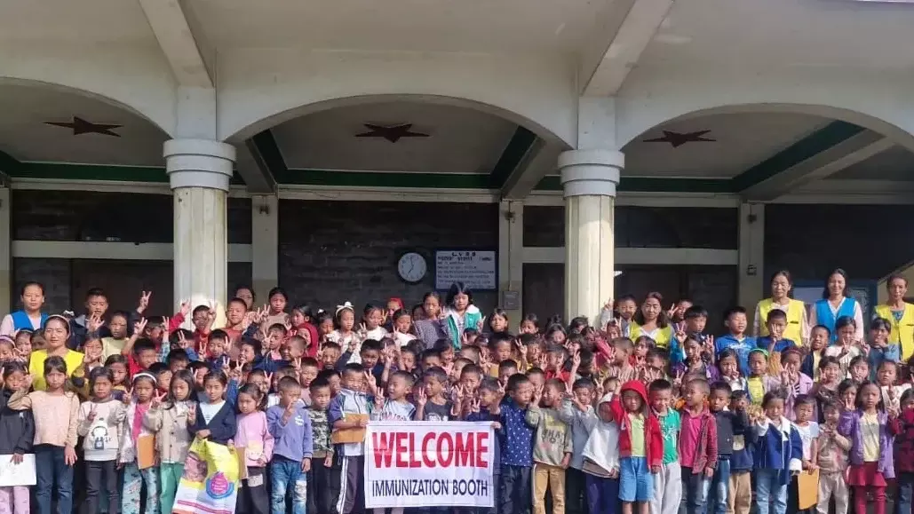 Nagaland में पोलियो संडे बड़े पैमाने पर मनाया गया