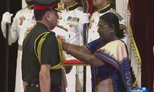 President ने रक्षा अलंकरण समारोह के दूसरे चरण में शीर्ष सैन्य पुरस्कार प्रदान किए