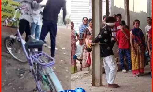 धमतरी में वायरल वीडियो से हड़कंप, युवक से मारपीट और “बाप बोल” कहने का दबाव