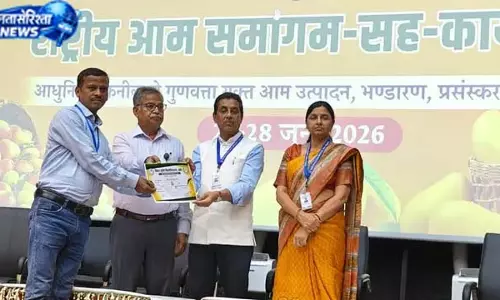 वीर अभिमन्यु सिंह को आम अचार प्रतियोगिता में मिला सम्मान