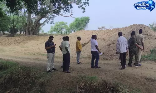 अवैध रेत भंडारण पर बड़ी कार्रवाई, 2600 घन मीटर रेत जब्त