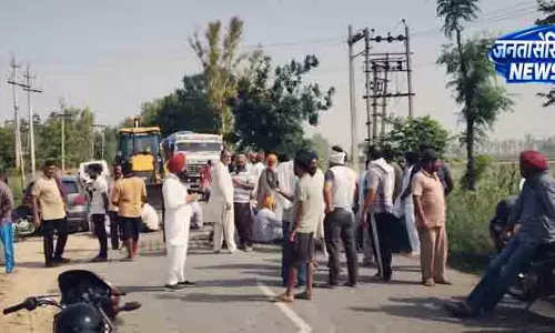 गर्मी में बिजली कटौती पर Fatehabad-Sirsa  में विरोध