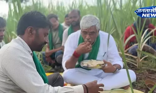 Karnataka : शेखावत का बेलगाम दौरा, खेत में भोजन कर वीडियो वायरल