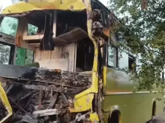 Bharatpur: भरतपुर में बस दुर्घटना के बाद राहत-बचाव अभियान