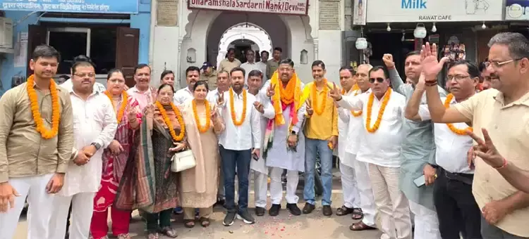 Haridwar: विकास ने दूसरी बार जीता अध्यक्ष पद, विकास को फिर मिला अध्यक्ष पद का भरोसा