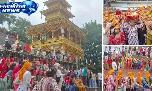 कालसी के अलसी गांव में 14 वर्ष बाद महेश्वर देवता की नवनिर्मित मंदिर में विधिवत स्थापना कालसी के अलसी गांव में 14 वर्ष बाद महेश्वर देवता की नवनिर्मित मंदिर में विधिवत स्थापना