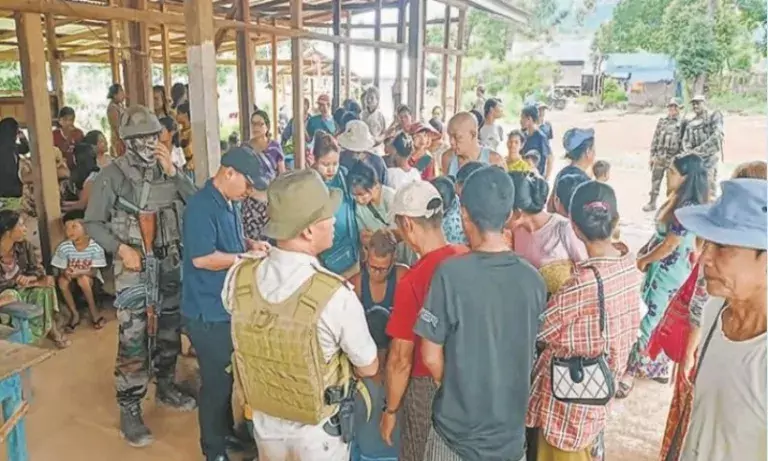 Manipur: लगभग 500 विस्थापित म्यांमार नागरिकों ने बायोमेट्रिक रजिस्ट्रेशन कराया