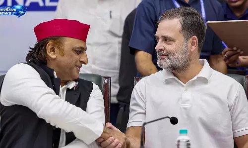 राहुल गांधी ने अखिलेश को दी बधाई, PDA पर दिया समर्थन राहुल गांधी ने अखिलेश को दी बधाई, PDA पर दिया समर्थन