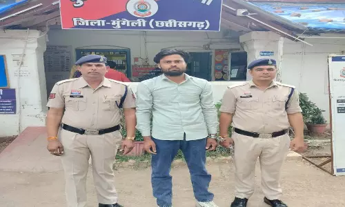 CG: चोरी के 24 डीआई पाइप बरामद, अंतर्राज्यीय आरोपी गिरफ्तार